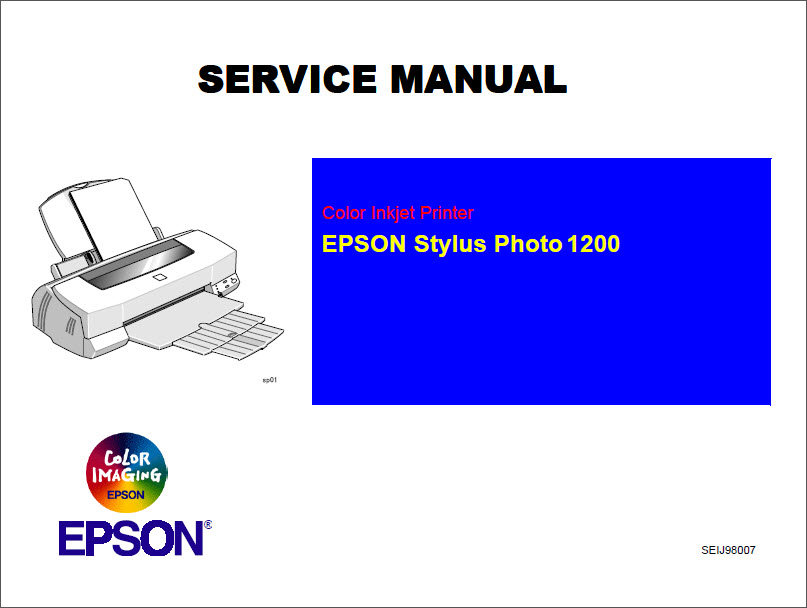 EPSON 1200 Service Manual-1 EPSON 1200 Service Manual-1